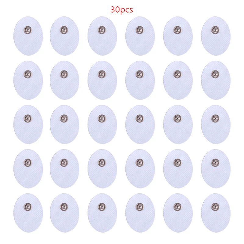 30/50/100pcs Electrode Pads Low Frequency Massager EMS Tens Machine Digital Massager Tools Beauty World Shop