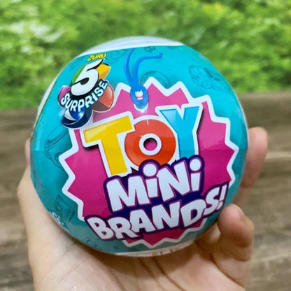 Disney 5 Surprise Capsule Toys Mini Brands Series 3 Mystery Blind Box Fashion Surprise Ball Cartoon Figures Collectible Toys Beauty World Shop
