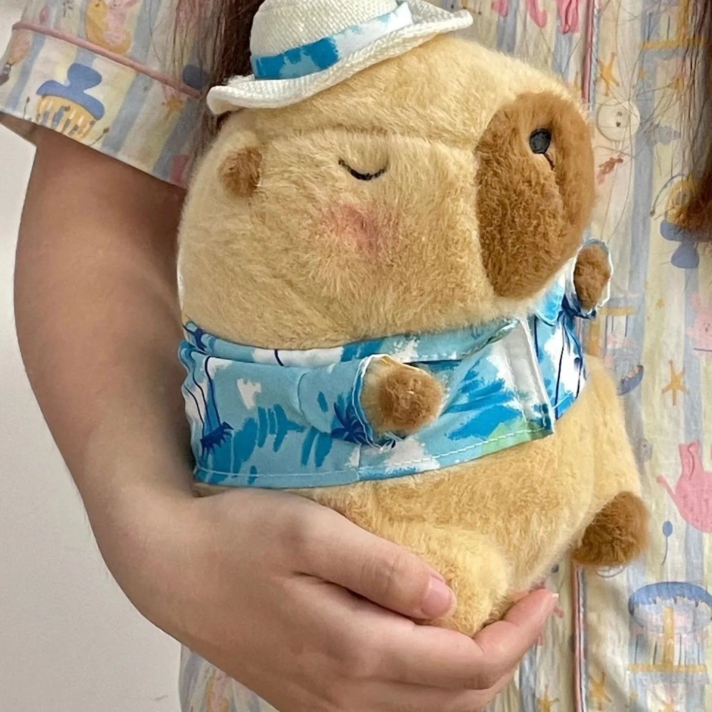 23cm Capybara Plush Simulation Capibara Anime Fluffty Toy Cute Doll Stuffed Animals Soft Doll Plush Christmas Thanksgiving Gift Beauty Fashion