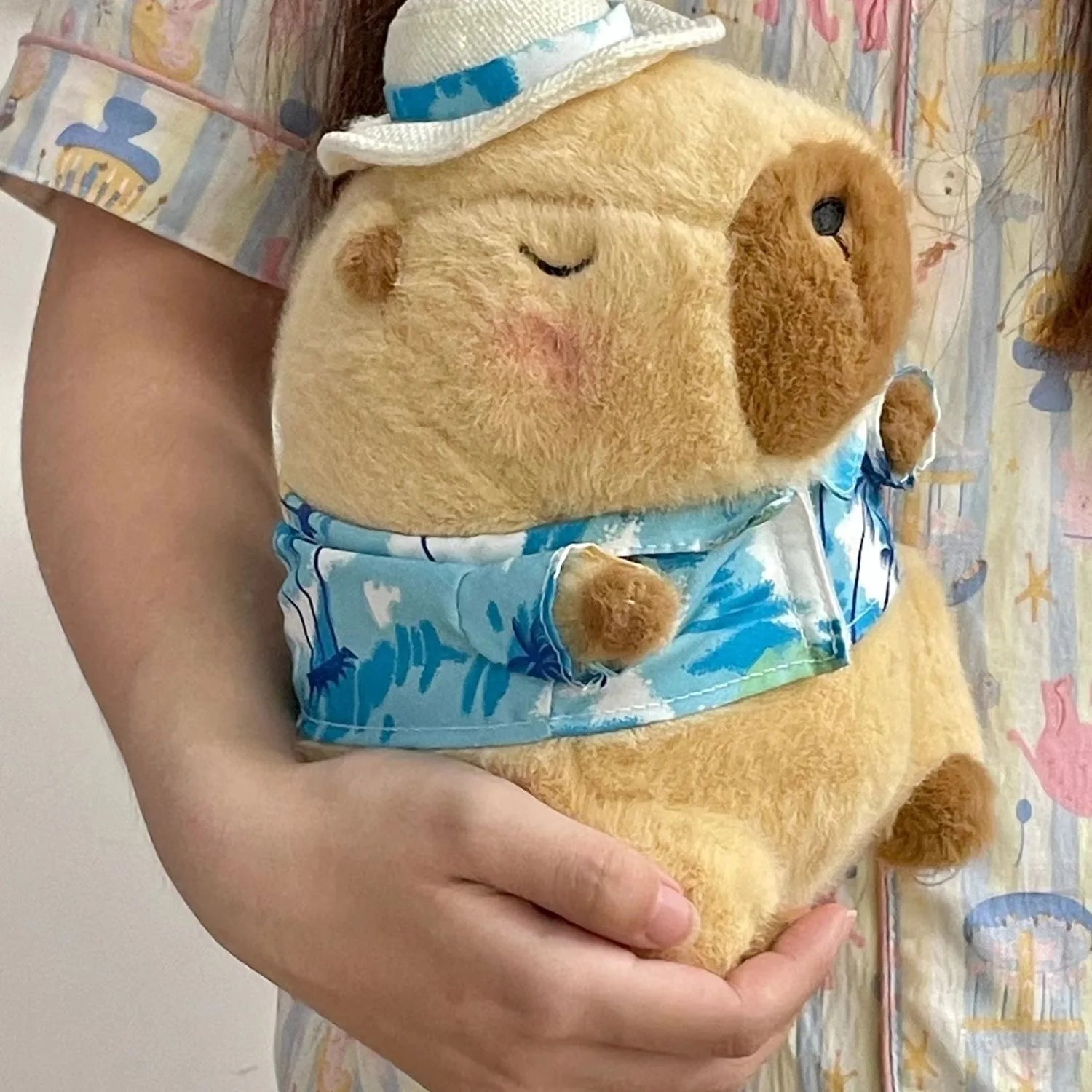 23cm Capybara Plush Simulation Capibara Anime Fluffty Toy Cute Doll Stuffed Animals Soft Doll Plush Christmas Thanksgiving Gift Beauty Fashion