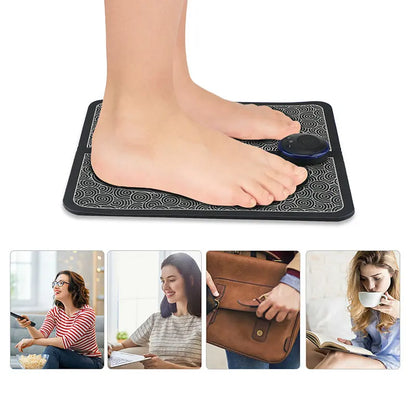 Electric Foot Massager Pad Muscle Massage Relaxation Trainer For Massage Fitness Outdoor Sport Home Family Relax Beauty World Shop