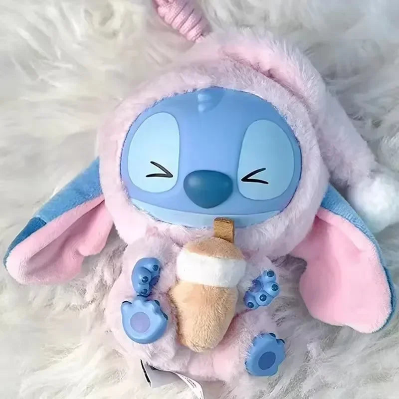 Disney 2025  Pin Eating Bedtime Series Blind Plush Toy Cute Doll Box Mysterious Hanging Bag Decorative Gif Beauty World Shop