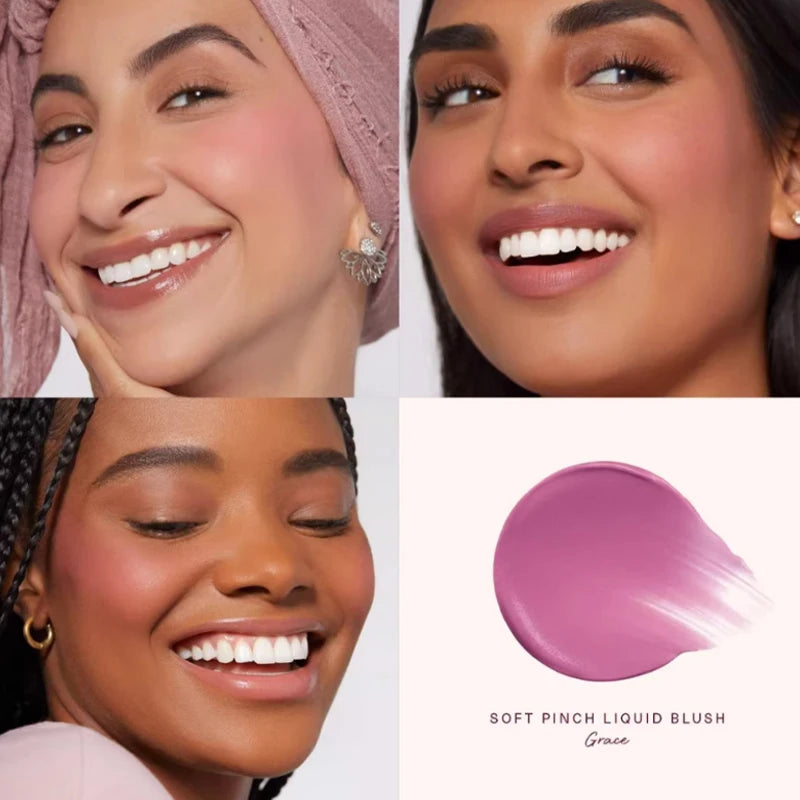 Rare Beauty Happy Hope Grace Faith Liquid Blusher Lasting Blusher Highlight Contouring Bronzer Liquid Lipstick Gloss Cosmetics Beauty Fashion