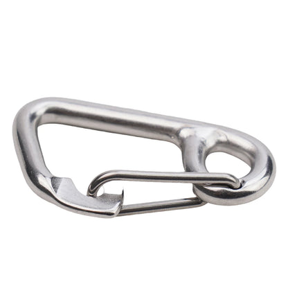 Scuba Diving Hook Stainless Steel Safety Diving Buckle Clip Camping Carabiner Simple Hook Hanging Buckle Snap Kayak Accessories Beauty World Shop