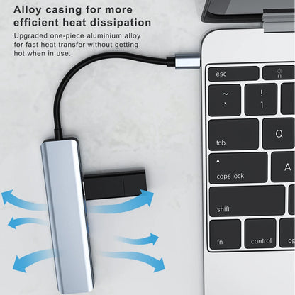 7 In 1 Type C Usb Hub Seven In One Type C 4k 30hz Usb Splitter Supports All Type C Channel Computers To Usb Compatible With Hdmi Beauty World Shop