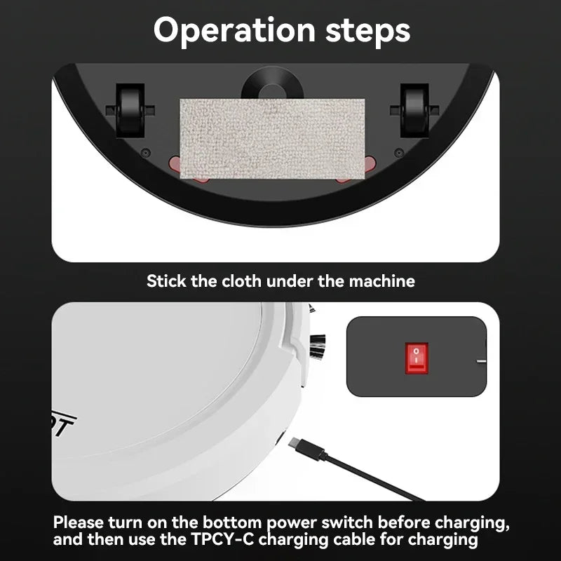 2026 New 32cm Large Diameter Intelligent Sweeping Robot Lazy Household Cleaning Machine Sweeping Sucking Mopping Fully Automatic