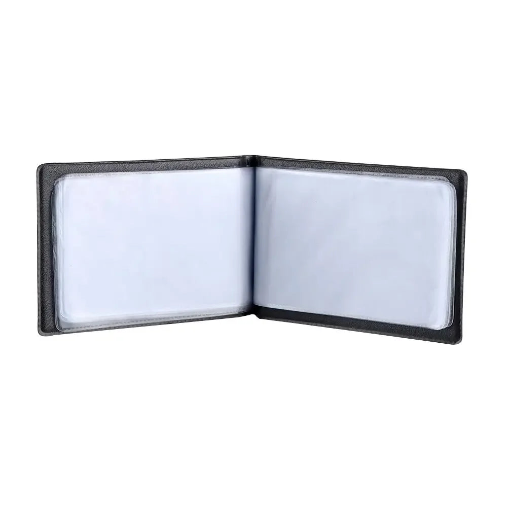 40/120/180/240/300 Cards ID Credit Card Holder Book Case Organizer Leather Business Cards ID Credit Card Holder Case Cards Album Beauty World Shop