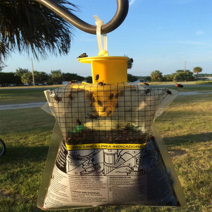 1-30Pcs Hanging Fly Trap Disposable Fly Catcher Bag Mosquito Trap Catcher Fly Wasp Insect Bug Killer Flies Trap for Outdoor Beauty World Shop