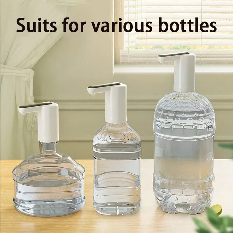 Double Pumps Powerful Automatic Water Dispenser Portable Water Gallon Bottle Switch Pump USB Charging for Home Kitchen Office Beauty World Shop