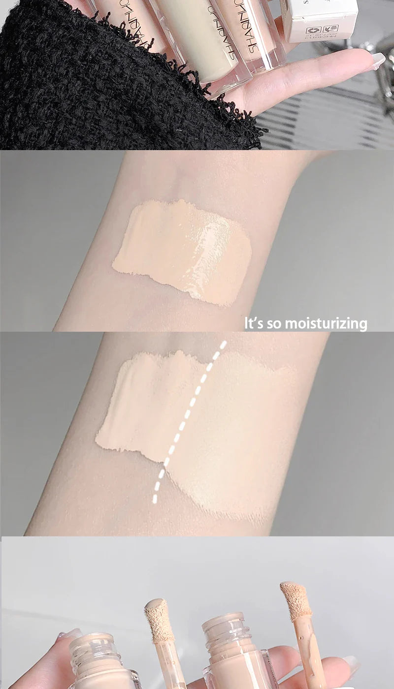 SHAQINUO Flawless Hydrating Concealer - Brightens Dark Circles & Smooths Tear Troughs | Long-lasting Formula, Non-cakey Finish Beauty Trend Shop
