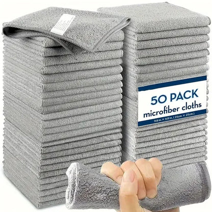 Microfiber Cleaning Cloths for Bicycle Car Kitchen Towel Absorbent Soft And Stain-removing Cloth Reusable Cleaning Towels Beauty World Shop