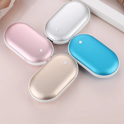 Ultra thin double-sided heating hand warmer with one click switch to 3 temperature levels, versatile for hand and abdominal warm Beauty World Shop