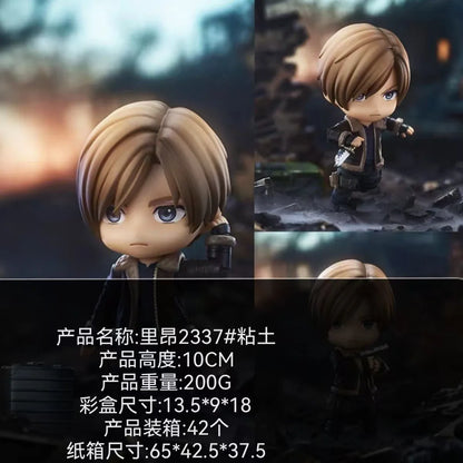 2026 New 10cm Resident Evil Anime Figure #2337 Biohazard Leon S.Kennedy Action Figures Pvc Adult Collection Model Doll Toys Gift Beauty World Shop