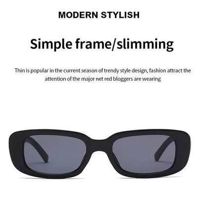 Retro Small Square Sunglasses Men and Women Trendy European and American Fashion Street Shot Sunglasses UV Proof Glasses Beauty World Shop