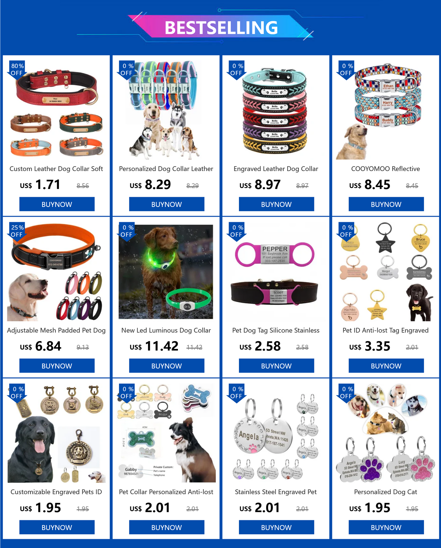 Usb Charging Glowing Dog Collar With Pendant Detachable Luxury Led Light Bright For Small Dogs Cat Night Safety Collar Wholesale Beauty World Shop