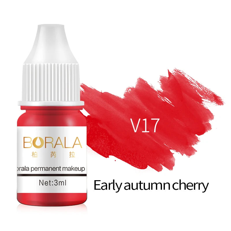Borala 26 Colors 3ML Permanent Makeup Tattoo Lips Eyebrows Eyeliners Pigments Sample Size Tattoo Pigments Beauty Art Women Use Beauty World Shop