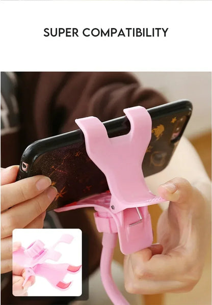 Universal Long Arm Lazy Person Bracket Mobile Phone Clamp Bedside Desktop Support For iPhone Xiaomi Huawei Samsung Phone Stands Beauty World Shop