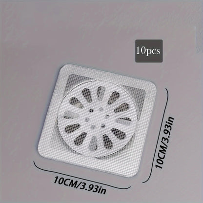 Floor Drain Sticker, Insect-proof Self-adhesive Bathroom Hair Filter Net, Sewer Filter, Kitchen Anti-blocking Mesh Net Beauty World Shop