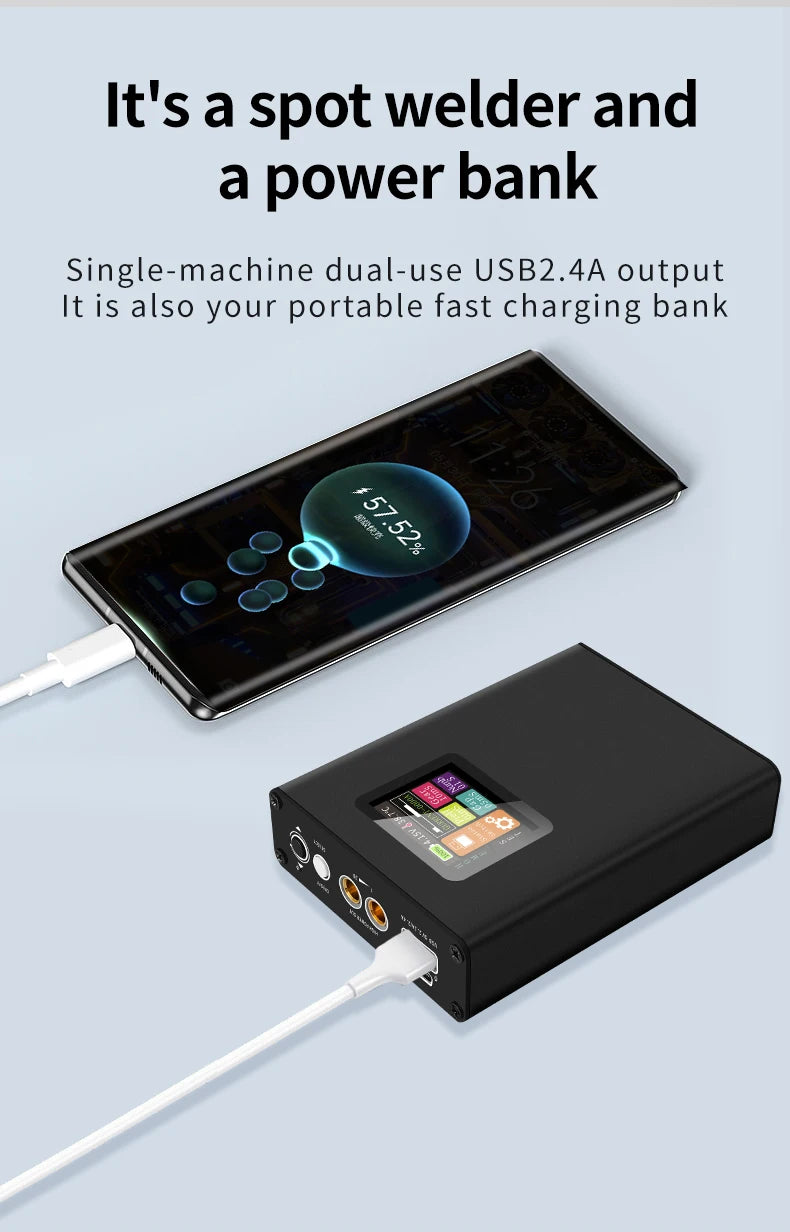 Digital Display Spot Welder 0.1-0.25MM Nickel Welding Handheld Protable Machine 30 Gear 18650 Lithium Battery Spot Welding Kit Beauty World Shop