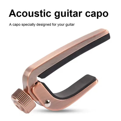 Alice Guitar Capo Adjustable Roller Metal Perfect Quick Change Tune for Electric Acoustic Guitar, Bass, Violin, and Ukulele Beauty World Shop