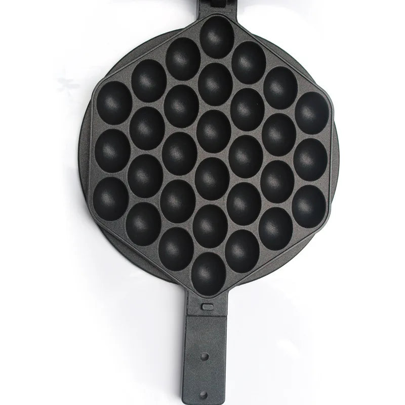 Commercial QQ Eggs Bubble Ball Baking Waffle Maker Iron Hongkong Waffle Eggette Mould Cake Mold Electirc Machine Non-stick Plate Beauty World Shop