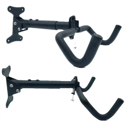 1PCS Wall Beam Stretchable Stand MTB Hanging Holder Room Wall Mounted Bicycle Rack 360 Degree Rotating Heavy Duty Storage Rack Beauty World Shop