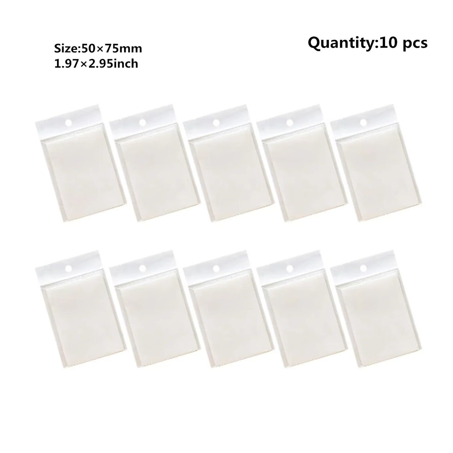 50 Sheets Transparent Sticky Note Pads Waterproof Self-Adhesive Memo Notepad School Office Supplies Stationery Beauty World Shop