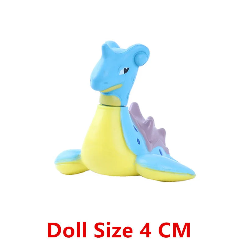 New 4-9 CM Pokemon Anime Figure Pikachu Gengar Eevee Series Mew Cartoons Figure Pocket Monster Action Model Toys Kids Gifts Beauty World Shop