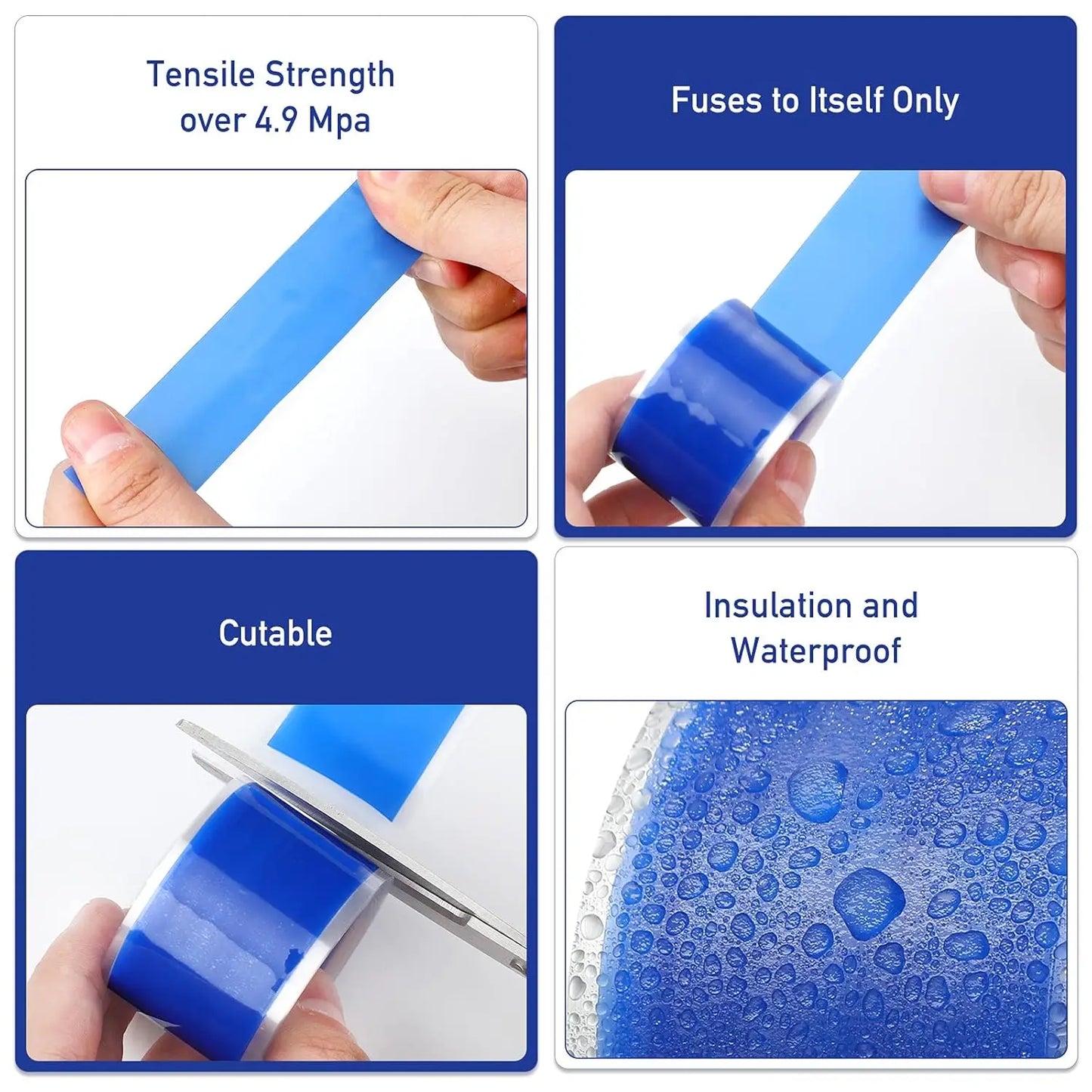 Insulating pipe tape with super waterproof, leak-stopping, sealing and repair performance is suitable for silicone kitchens Beauty World Shop