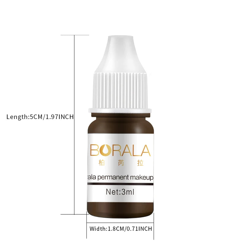 Borala 26 Colors 3ML Permanent Makeup Tattoo Lips Eyebrows Eyeliners Pigments Sample Size Tattoo Pigments Beauty Art Women Use Beauty World Shop