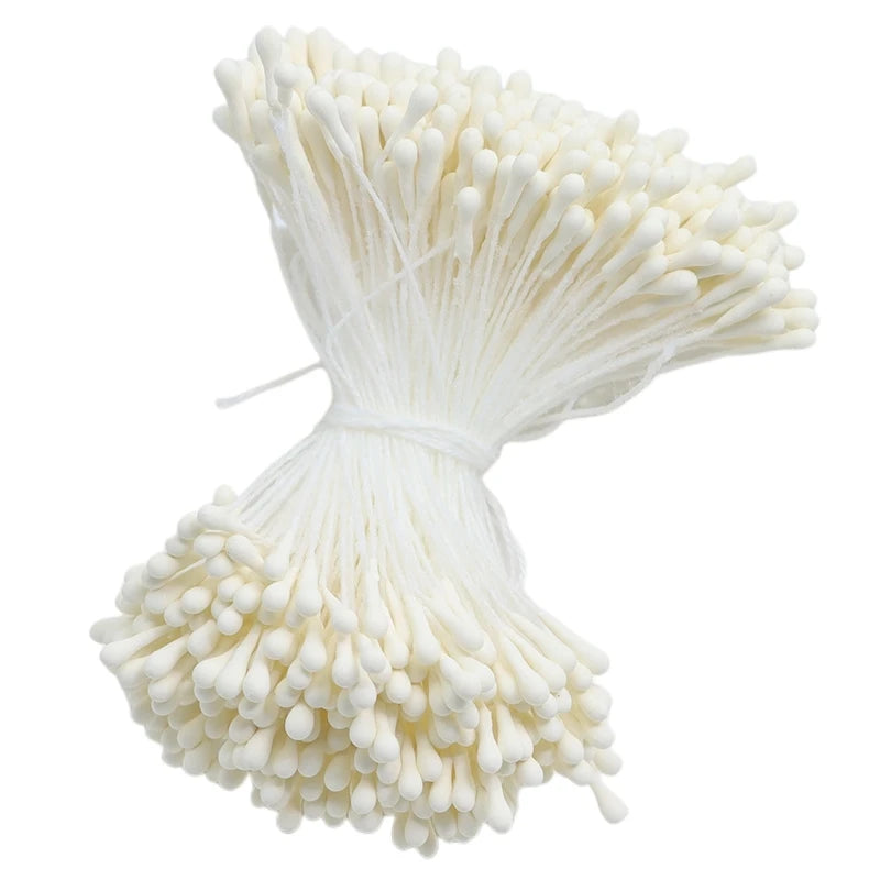 400pcs 2mm Moulti Options Artificial Flower stamen Mini Pearl Floral pistil For Wedding Party Home Decoration DIY Accessories Beauty World Shop