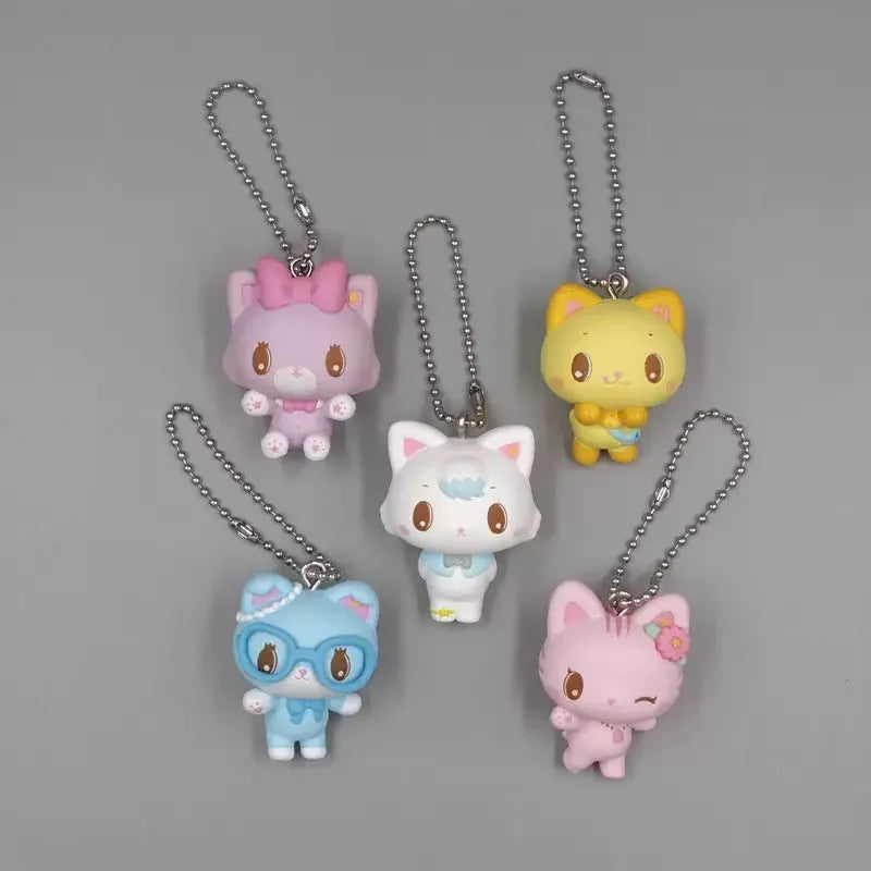 Cinnamorolles Dessertes Series Cat DIY Materials Figures Peripheral Products Model Pendant Key Chain Beauty World Shop