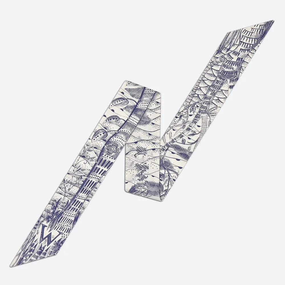 26 Letters Tarot Constellation Bag Scarf Twill Silk Scarves Women New Neckerchief Hair Headbands Beauty World Shop