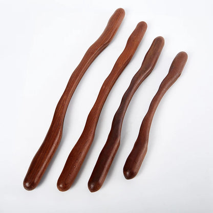 1PC Massage Guasha Scraping Stick Tools Back Shoulder Neck Waist Leg Massager Tools Natural Wood Fast Gua Sha Beauty World Shop