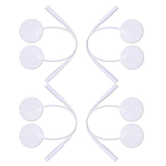 25mm Self-Adhesive Electrode Pads with Conductive Gel for EMS Electric Muscle Stimulator Pulse Massager Replacement Accessory Beauty World Shop