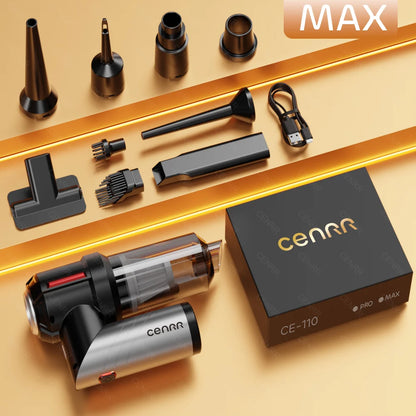 CENRR 998000PA Car Vacuum Cleaner Strong Suction Powerful Handheld Wireless Vacuum Cleaner Mini Blower for Home Appliance Beauty World Shop
