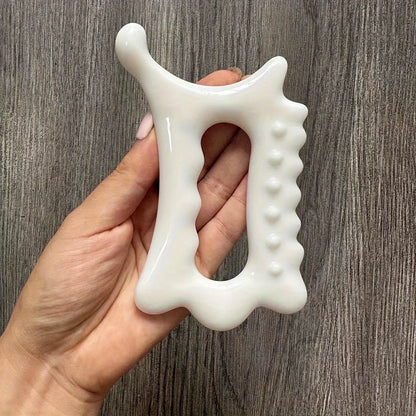 Ergonomic Versatile Handheld Gua Sha Board for Face & Body - Non-Ceramic, Gua Sha Massage Tool, Relaxation and Beauty Massager Beauty World Shop