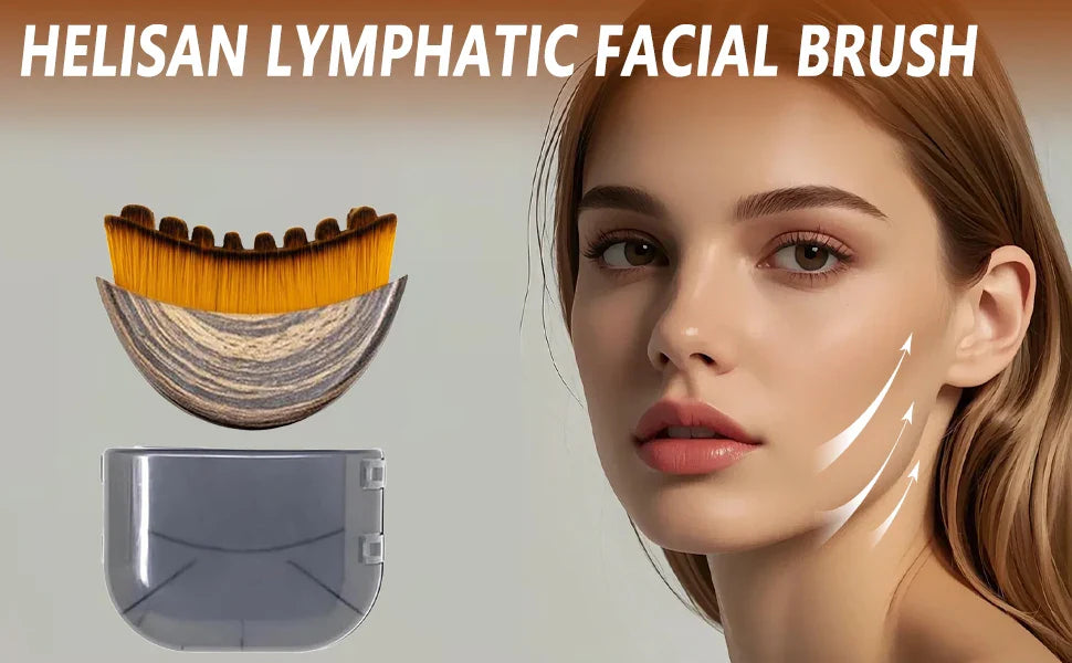 New Lymphatic Contour Face Brush, Lymphatic Drainage Massager for Face,Ergonomically Designed to Fit The Skin Precisely and Reli Beauty Trend Shop