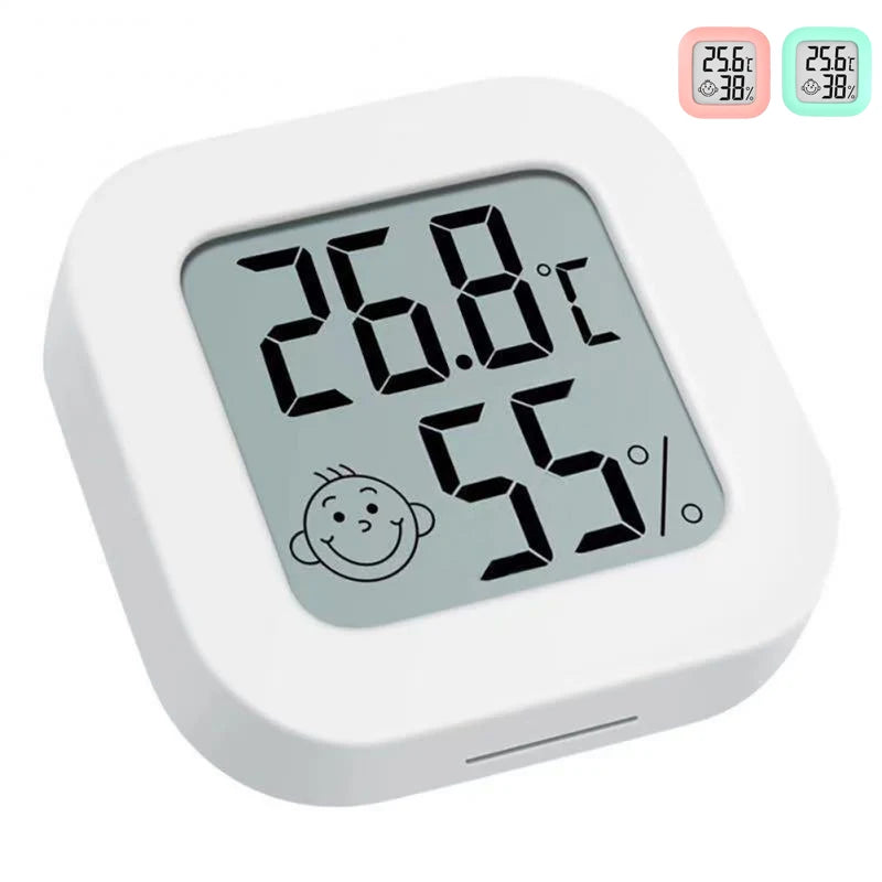 LCD Digital Thermometer Hygrometer Indoor Room Electronic Temperature Humidity Meter Sensor Gauge Weather Station For Home Beauty World Shop