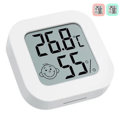 LCD Digital Thermometer Hygrometer Indoor Room Electronic Temperature Humidity Meter Sensor Gauge Weather Station For Home Beauty World Shop
