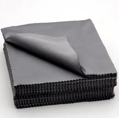 20pcs/lot Black Microfiber Cycling Sunglasses Eyeglasses Cleaning Cloth Glasses Eyewear Clean Lens Cloth Accessories Beauty World Shop