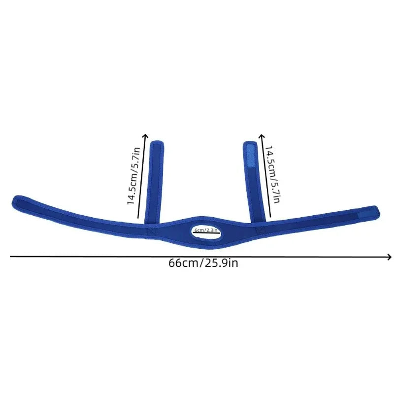 New Neoprene Anti Snore Stop Snoring Chin Strap Belt Anti Apnea Jaw Solution Sleep Support Apnea Belt Adjustable Sleep Care Tool Beauty World Shop