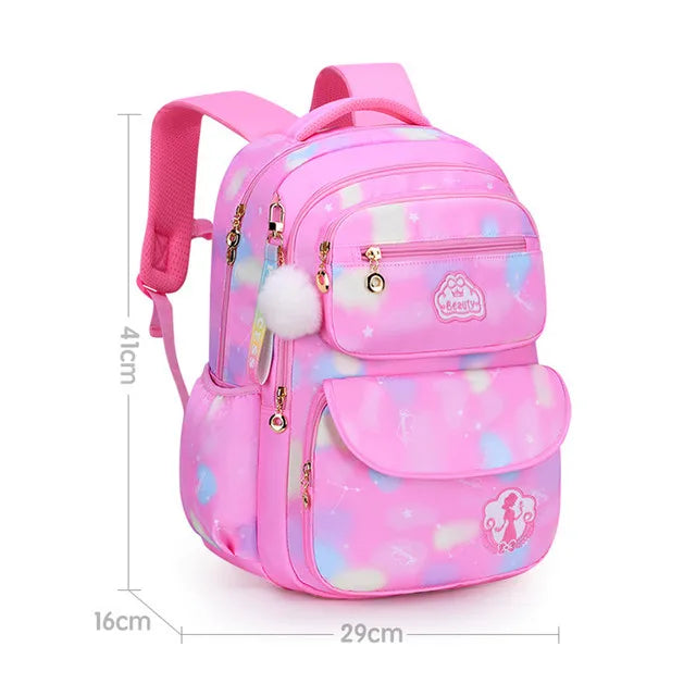 Girl School Bag Backpack Back Pack For Teenager Women Children Female Pink Schoolbag Primary High Bagpack Class Teens Child Kids Beauty World Shop