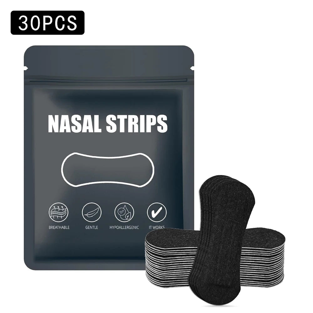 Anti Snoring Nose Strips for Breathing Correction Physical Expansion Breathable Nasal Patch Better Sleep Anti-Snoring Nasal Stri Beauty World Shop