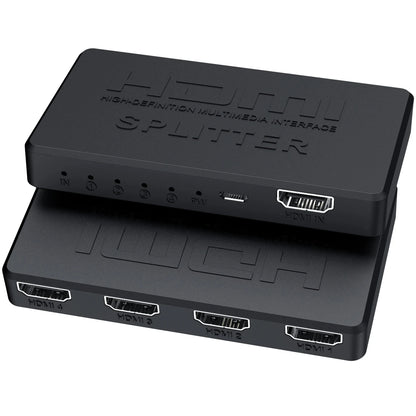 1 in 4 Out HDMI Splitter HD 4K Video Switcher HDMI-Compatible Cable Adapter 1x4 Hub For PS4 Laptop Monitor TV Box Projector Beauty World Shop