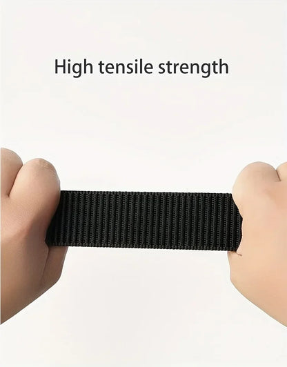 New Automatic Buckle Belt, Canvas Tactical Workwear Casual Outdoor Military Training Pants Belt For Men Beauty World Shop