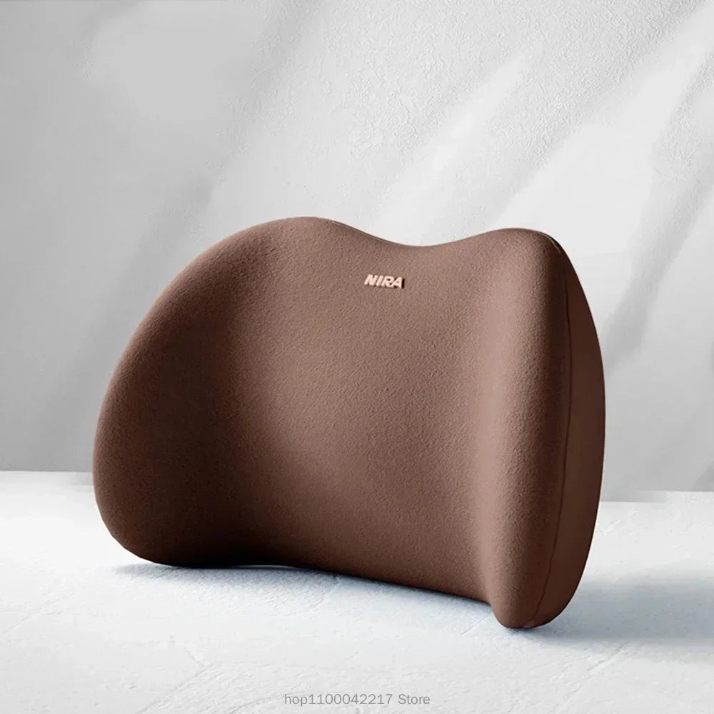 Ergonomic memory foam car seat cushion - suitable for all seasons comfort car headrest - lumbar cushion or headrest or set Beauty World Shop