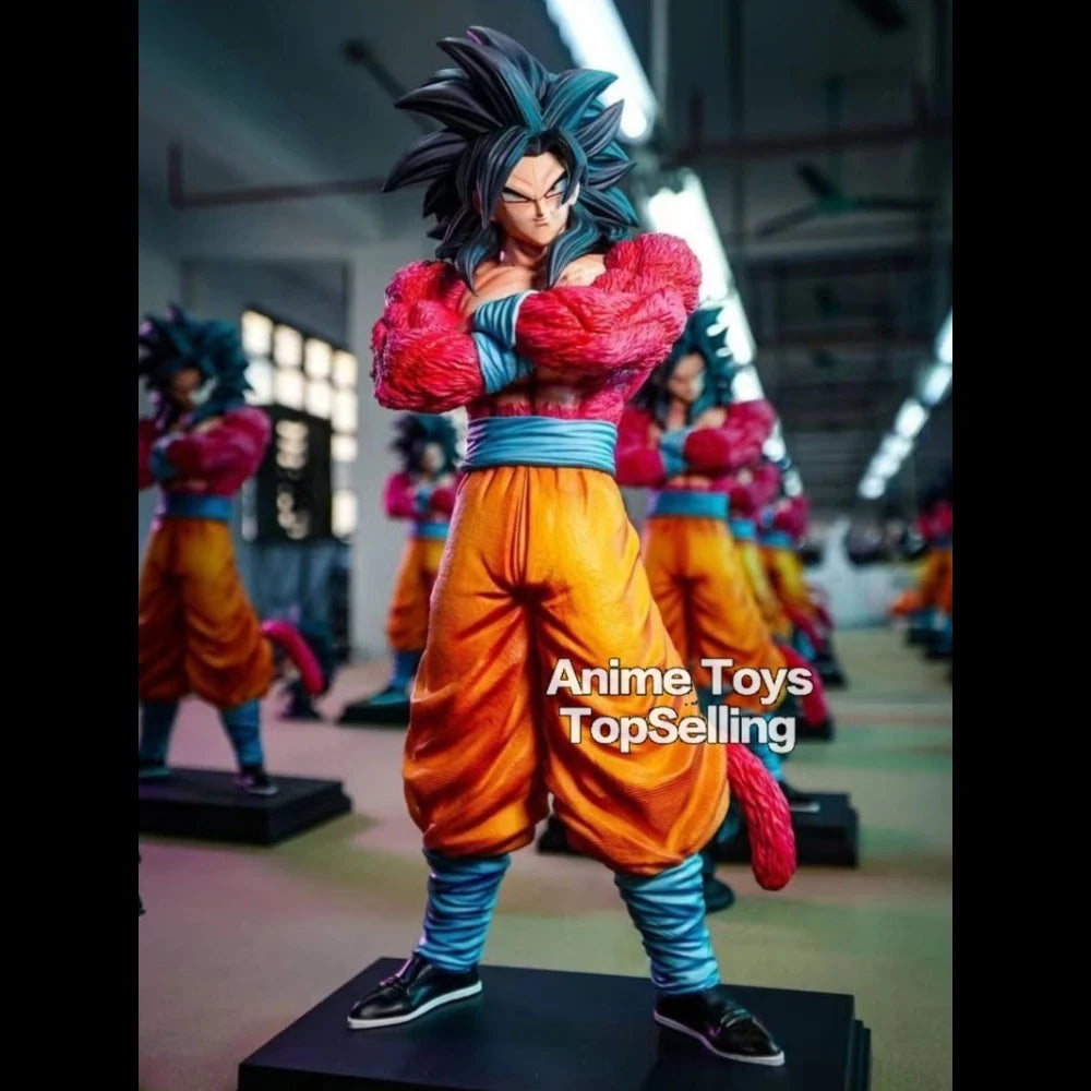 Anime Dragon Ball Figure Super Saiyan 4  Son Goku Statue PVC Collection Model Toys Gifts Beauty World Shop