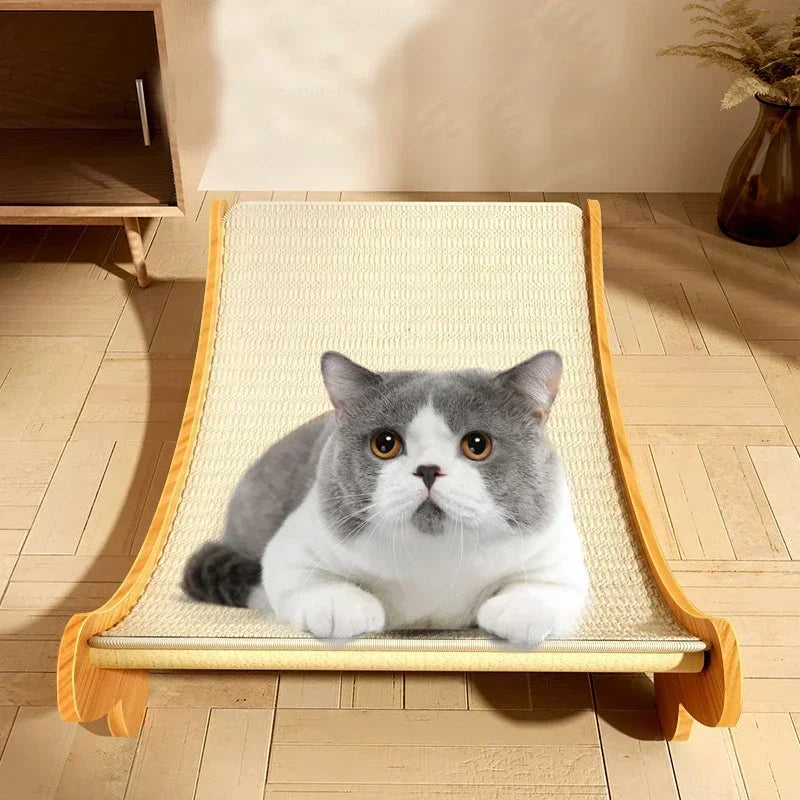 Wooden Cat Scratching Pads Multifuction Cats Sleeping Bed Detachable Wear-resistant Cat Scratch Board Kitten Grinding Cats Toys Beauty World Shop