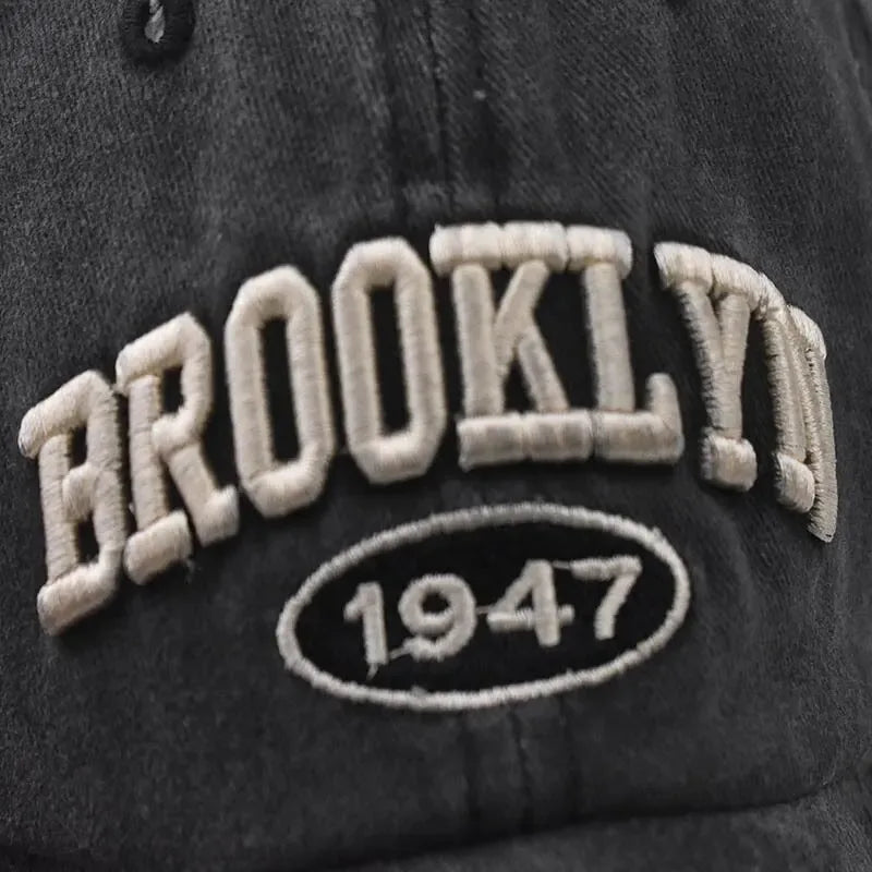 New Brooklyn Cotton Embroidered Baseball Hat Men'S And Women'S Hat Korean Version Hip-Hop Personality Cap Beauty World Shop